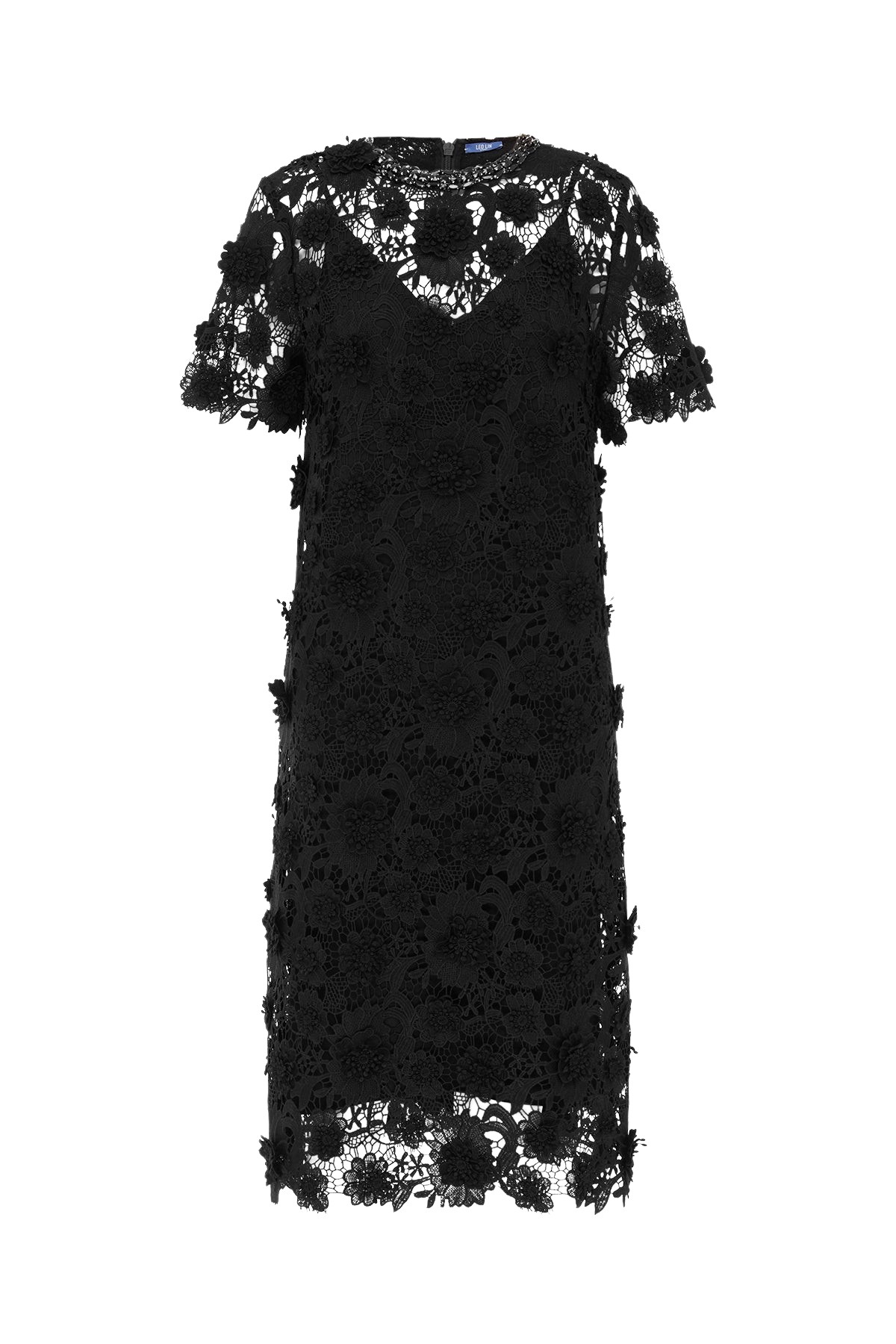 Leo Lin Sheridan Lace Midi Dress