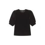 Me and Em AM-PM Fluid Tee – luxury British Black in Me and Em exclusively at Luxury Shoes 