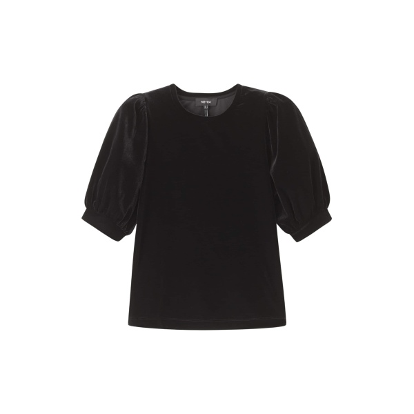 Me and Em AM-PM Fluid Tee – luxury British Black in Me and Em exclusively at Luxury Shoes 