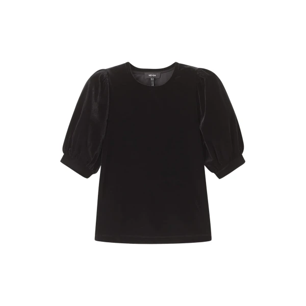 Me and Em AM-PM Fluid Tee – luxury British Black in Me and Em exclusively at Luxury Shoes 