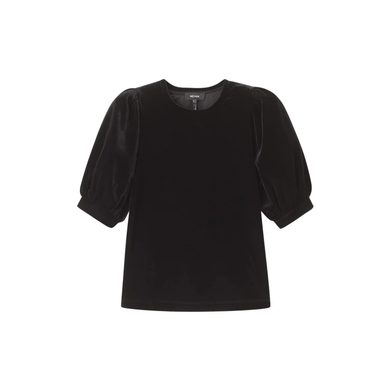 Me and Em AM-PM Fluid Tee – luxury British Black in Me and Em exclusively at Luxury Shoes 