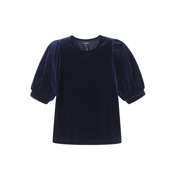 Me and Em AM-PM Fluid Tee – luxury British Blue in Me and Em exclusively at Luxury Shoes 