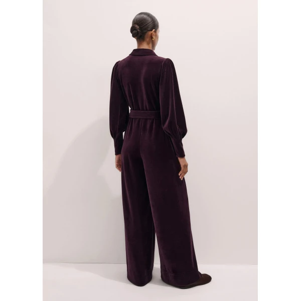 Me and Em AM-PM Jumpsuit + Belt – luxury British Red in Me and Em exclusively at Luxury Shoes 