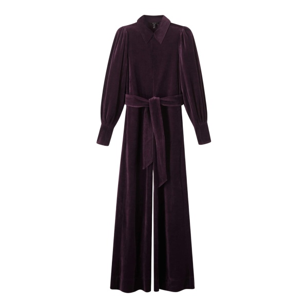 Me and Em AM-PM Jumpsuit + Belt – luxury British Red in Me and Em exclusively at Luxury Shoes 