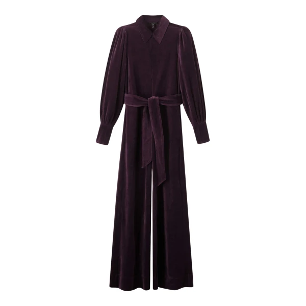Me and Em AM-PM Jumpsuit + Belt – luxury British Red in Me and Em exclusively at Luxury Shoes 