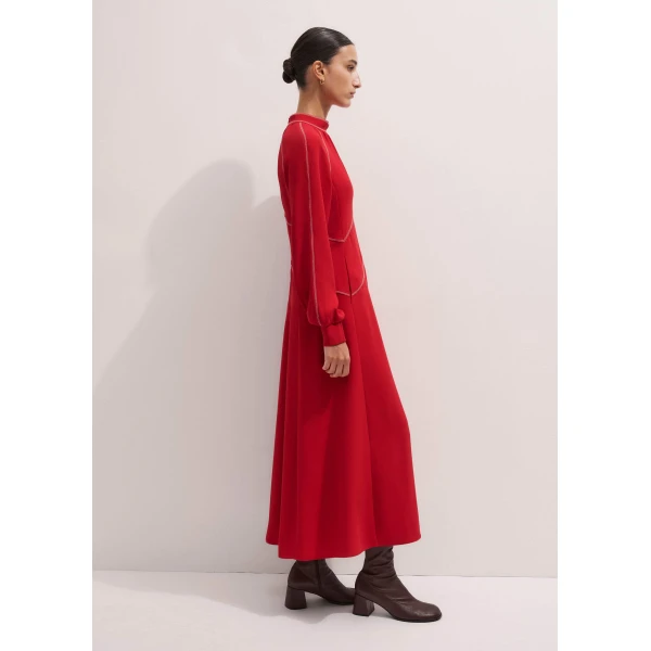 Me and Em AM-PM Maxi Dress – luxury British Red in Me and Em exclusively at Luxury Shoes 