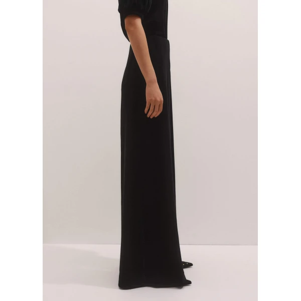 Me + Em AM-PM Palazzo Pant – luxury British Black in Me and Em exclusively at Luxury Shoes 