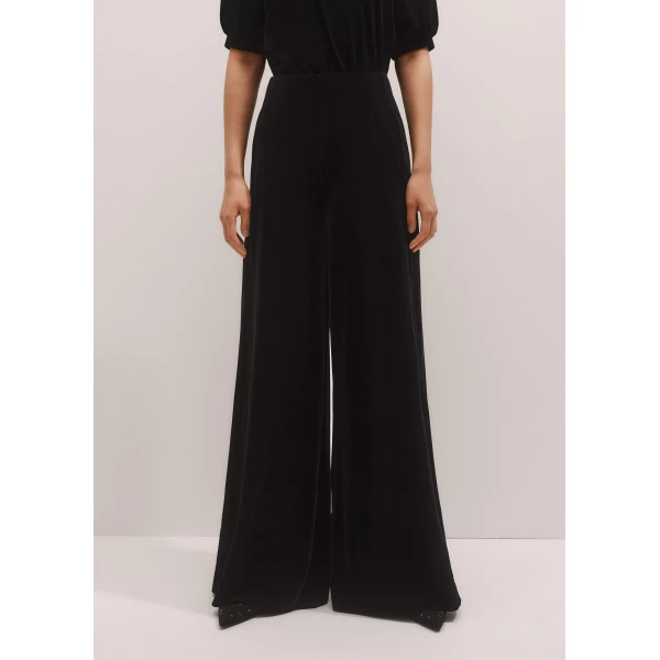 Me and Em AM-PM Palazzo Pant – luxury British Black in Me and Em exclusively at Luxury Shoes 