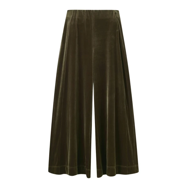 Me and Em AM-PM Palazzo Pant – luxury British Green in Me and Em exclusively at Luxury Shoes 