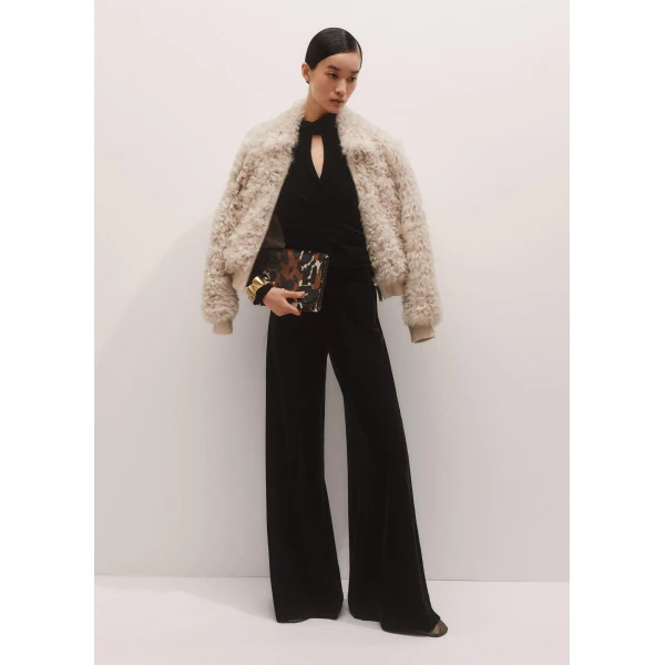 Me and Em AM-PM Ruched Top – luxury British Black in Me and Em exclusively at Luxury Shoes 