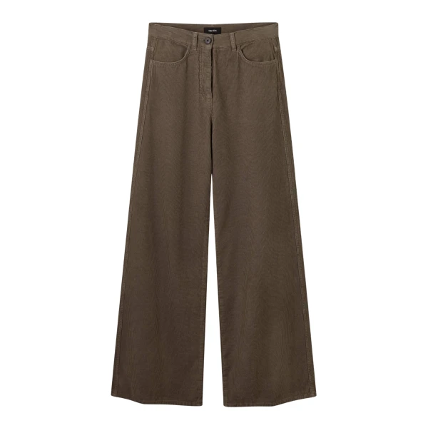 Me and Em AM-PM Wide-Leg Pant – luxury British Brown in Me and Em exclusively at Luxury Shoes 