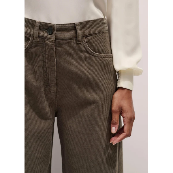 Me + Em AM-PM Wide-Leg Trouser – luxury British Grey in Me and Em exclusively at Luxury Shoes 