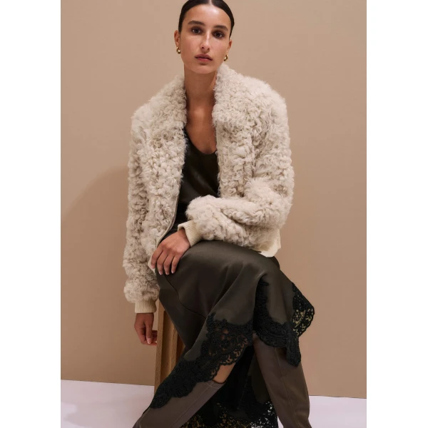 Me and Em Bias-Cut Maxi Skirt – luxury British Green in Me and Em exclusively at Luxury Shoes 