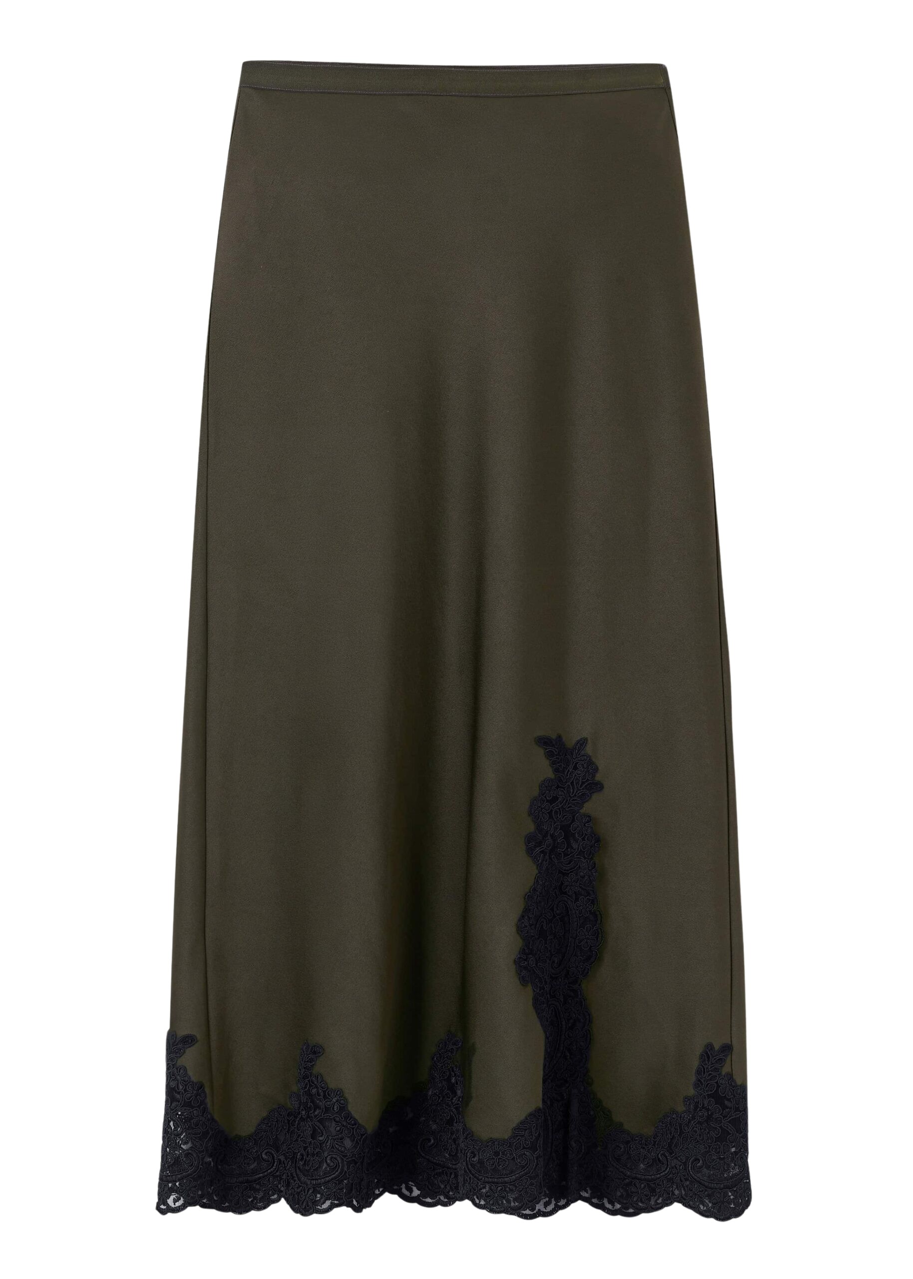 Me and Em Bias-Cut Maxi Skirt – luxury British Green in Me and Em exclusively at Luxury Shoes 