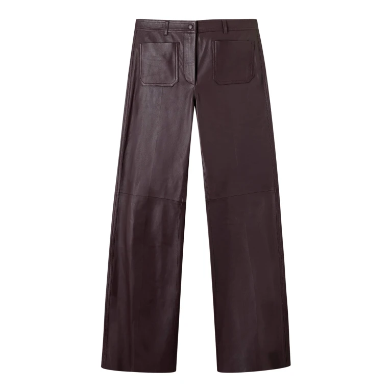 Me and Em Boot Cut Pant – luxury British Brown in Me and Em exclusively at Luxury Shoes 
