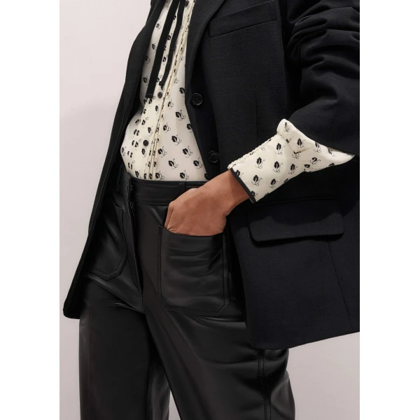 Me + Em Boot Cut Pant – luxury British Black in Me and Em exclusively at Luxury Shoes 