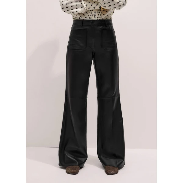 Me and Em Boot Cut Pant – luxury British Black in Me and Em exclusively at Luxury Shoes 