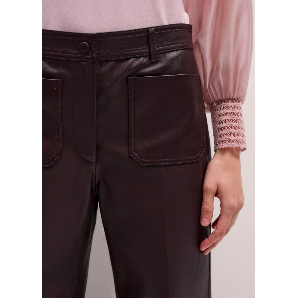 Me and Em Boot Cut Trouser – luxury British Red in Me and Em exclusively at Luxury Shoes 