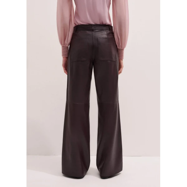 Me + Em Boot Cut Trouser – luxury British Red in Me and Em exclusively at Luxury Shoes 