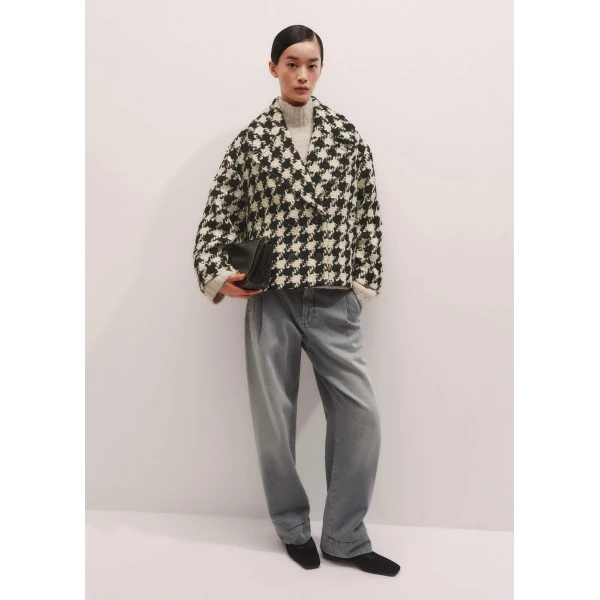 Me and Em Bouclé Sweater – luxury British Ivory in Me and Em exclusively at Luxury Shoes 
