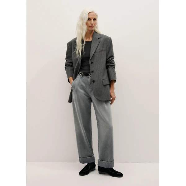 Me + Em Clever Jean – luxury British Grey in Me and Em exclusively at Luxury Shoes 