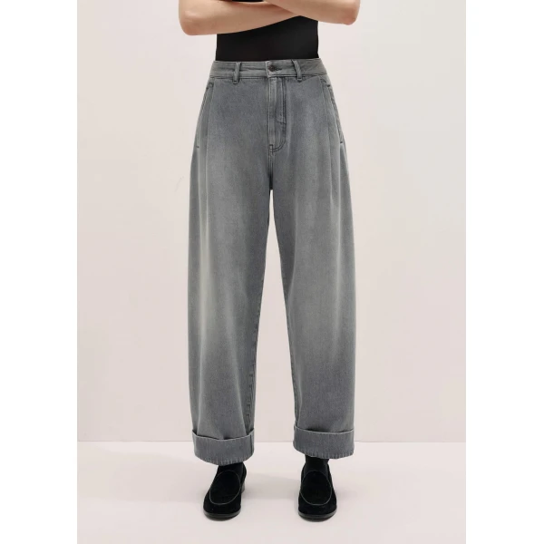 Me + Em Clever Jean – luxury British Grey in Me and Em exclusively at Luxury Shoes 