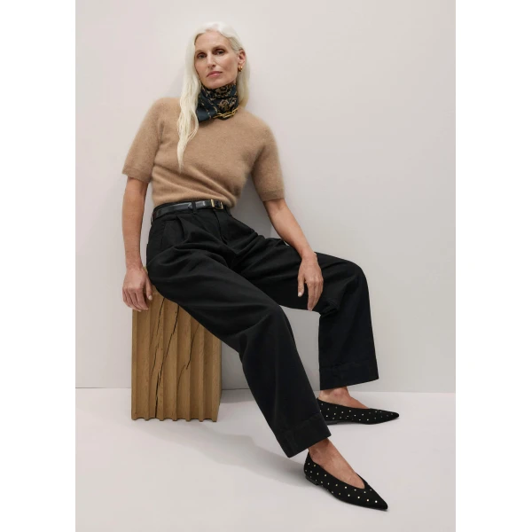 Me and Em Clever Jean – luxury British Black in Me and Em exclusively at Luxury Shoes 