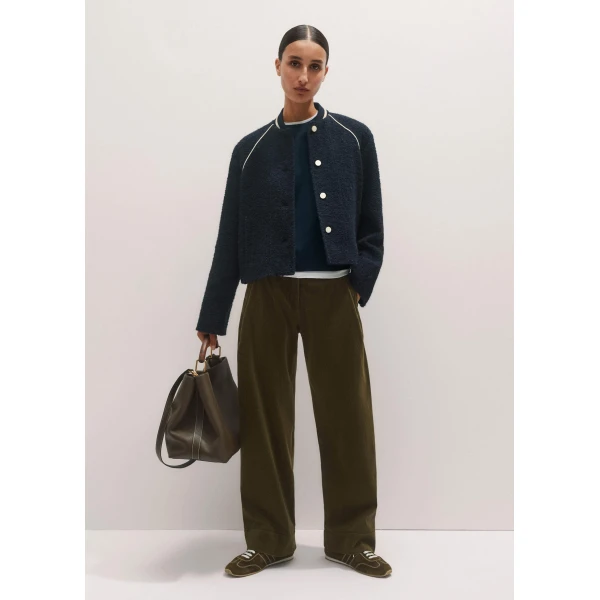 Me + Em Clever Trouser – luxury British Green in Me and Em exclusively at Luxury Shoes 