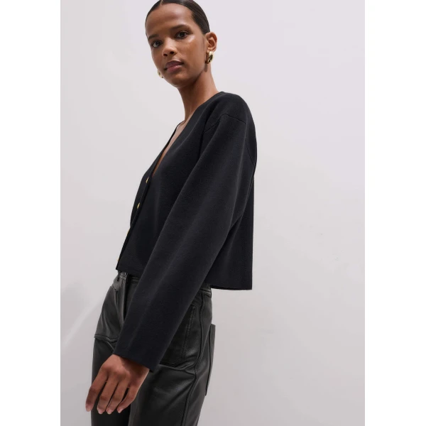 Me + Em Cocktail Cardigan – luxury British Black in Me and Em exclusively at Luxury Shoes 