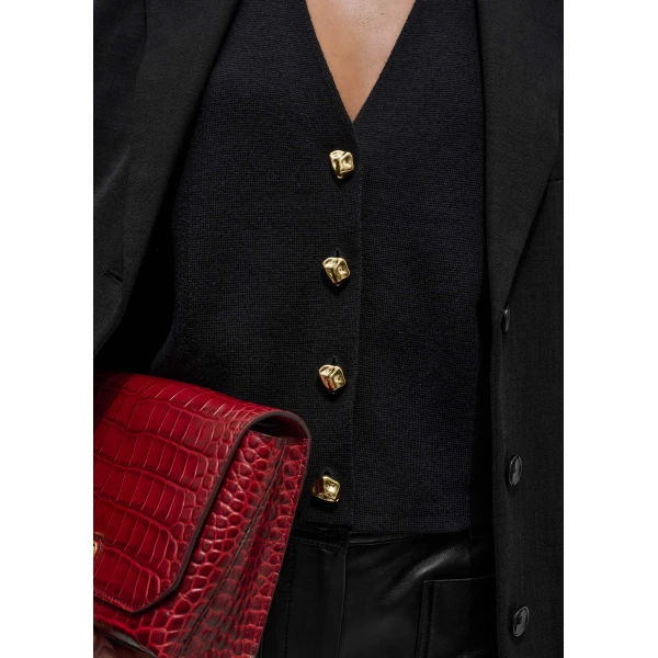 Me and Em Cocktail Cardigan – luxury British Black in Me and Em exclusively at Luxury Shoes 