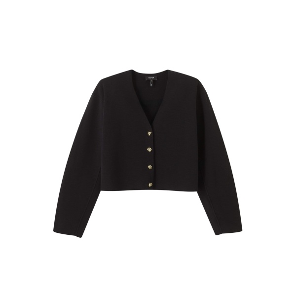 Me and Em Cocktail Cardigan – luxury British Black in Me and Em exclusively at Luxury Shoes 
