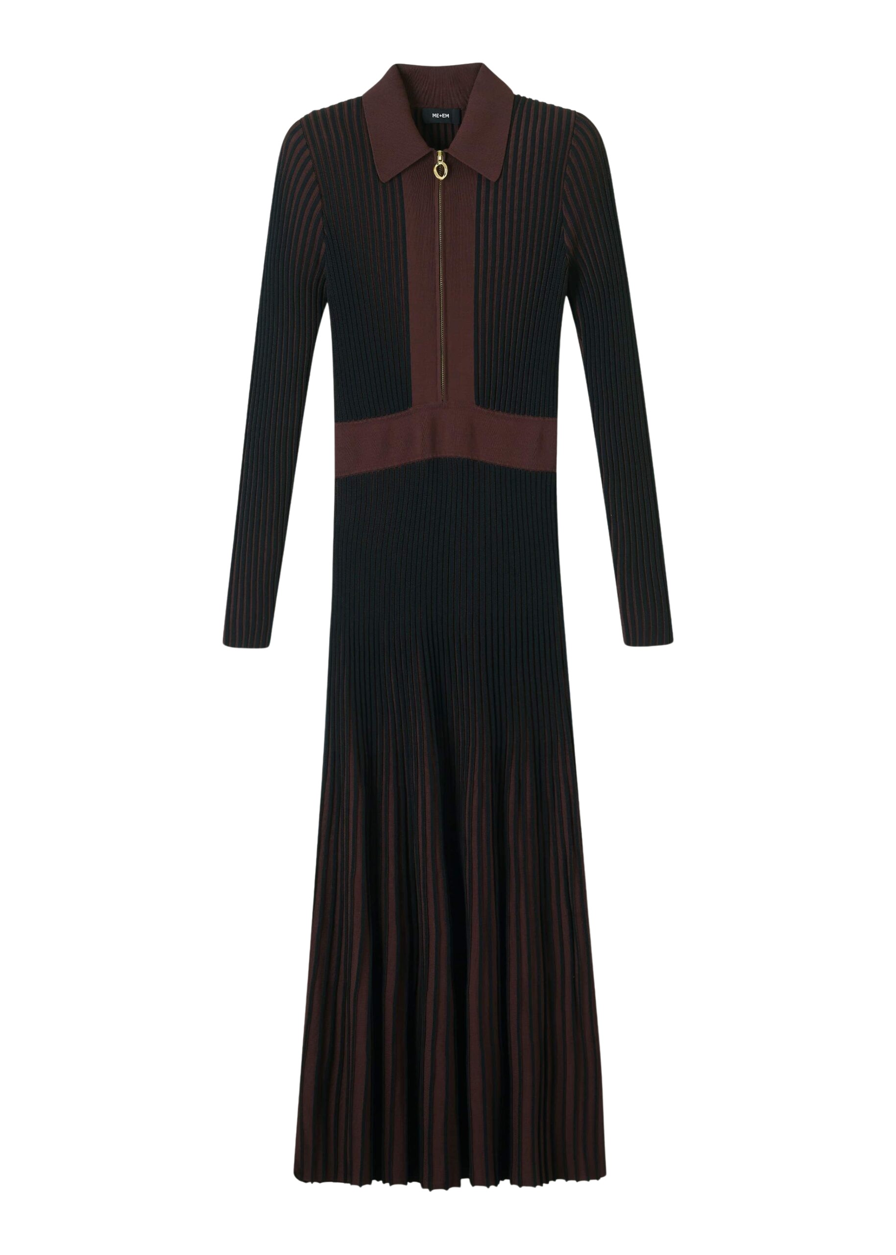Me and Em Collared Maxi Dress – luxury British Multicolour in Me and Em exclusively at Luxury Shoes 