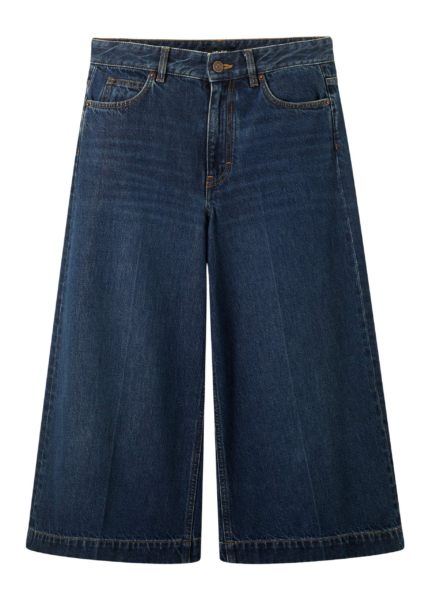 Me and Em Crease-Front Culotte – luxury British Blue in Me and Em exclusively at Luxury Shoes 