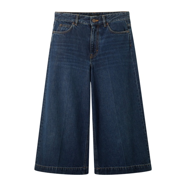 Me and Em Crease-Front Culotte – luxury British Blue in Me and Em exclusively at Luxury Shoes 