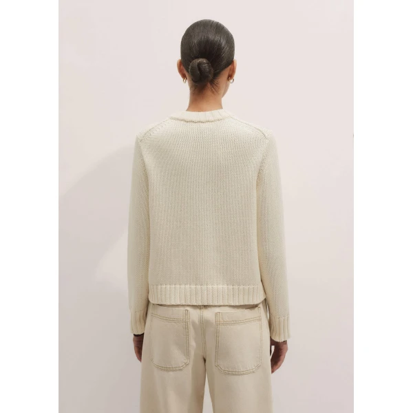 Me and Em Crop Cardigan – luxury British Ivory in Me and Em exclusively at Luxury Shoes 