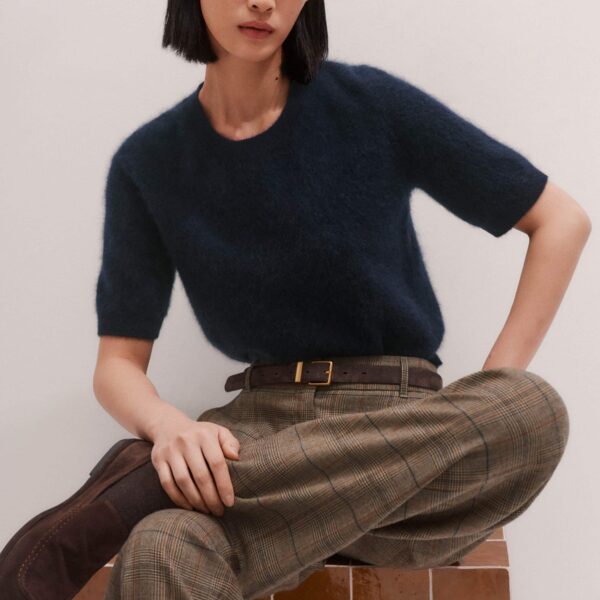 Me and Em Crop Knit Tee, view 7