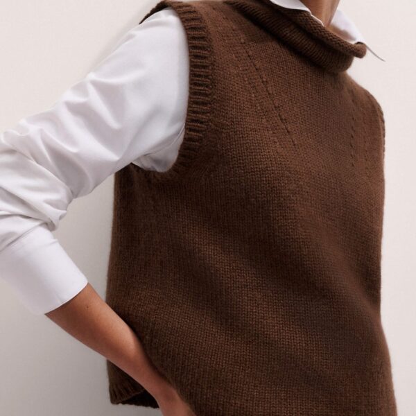 Me and Em Crop Sweater Vest, view 2