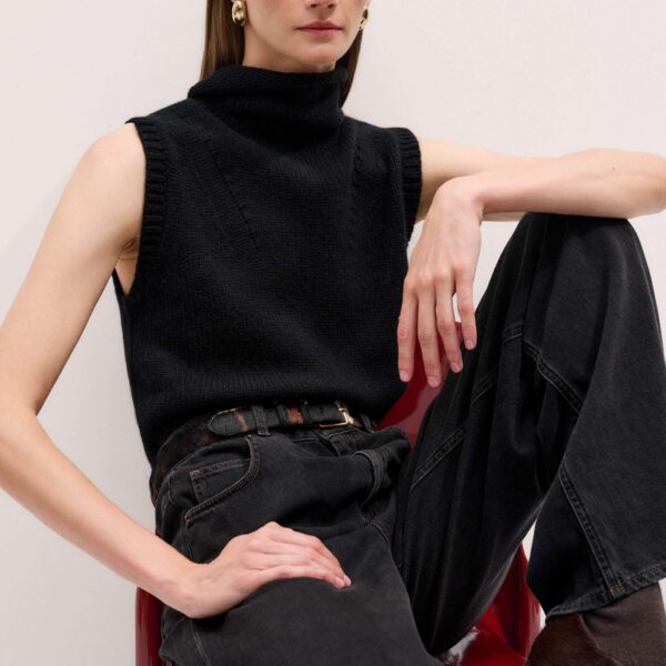 Me and Em Crop Sweater Vest, view 7