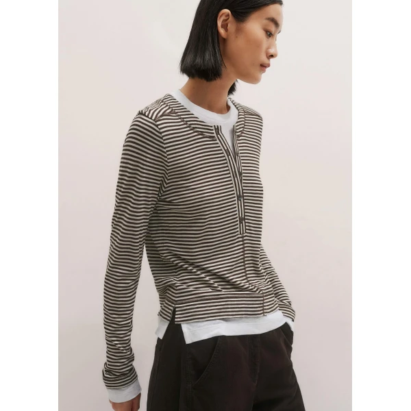 Me + Em Double Layer Top – luxury British Brown in Me and Em exclusively at Luxury Shoes 