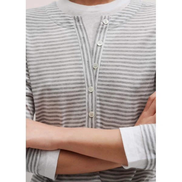 Me and Em Double Layer Top – luxury British Grey in Me and Em exclusively at Luxury Shoes 