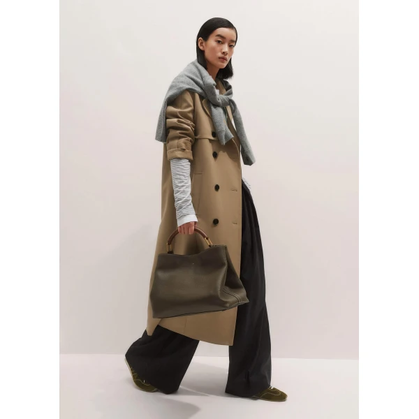 Me + Em Double Layer Top – luxury British Grey in Me and Em exclusively at Luxury Shoes 