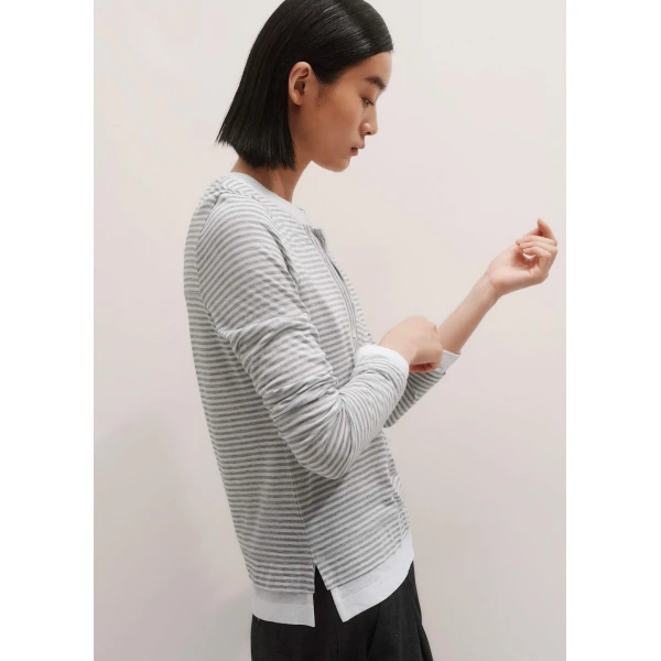 Me and Em Double Layer Top – luxury British Grey in Me and Em exclusively at Luxury Shoes 