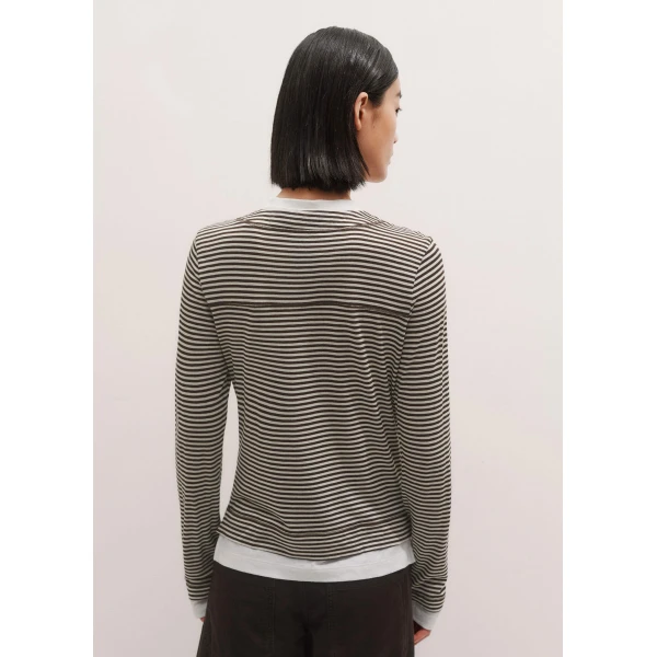 Me + Em Double Layer Top – luxury British Brown in Me and Em exclusively at Luxury Shoes 