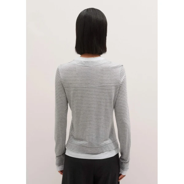Me + Em Double Layer Top – luxury British Grey in Me and Em exclusively at Luxury Shoes 
