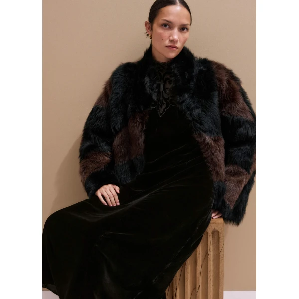 Me + Em Embroidered Midi Dress – luxury British Black in Me and Em exclusively at Luxury Shoes 