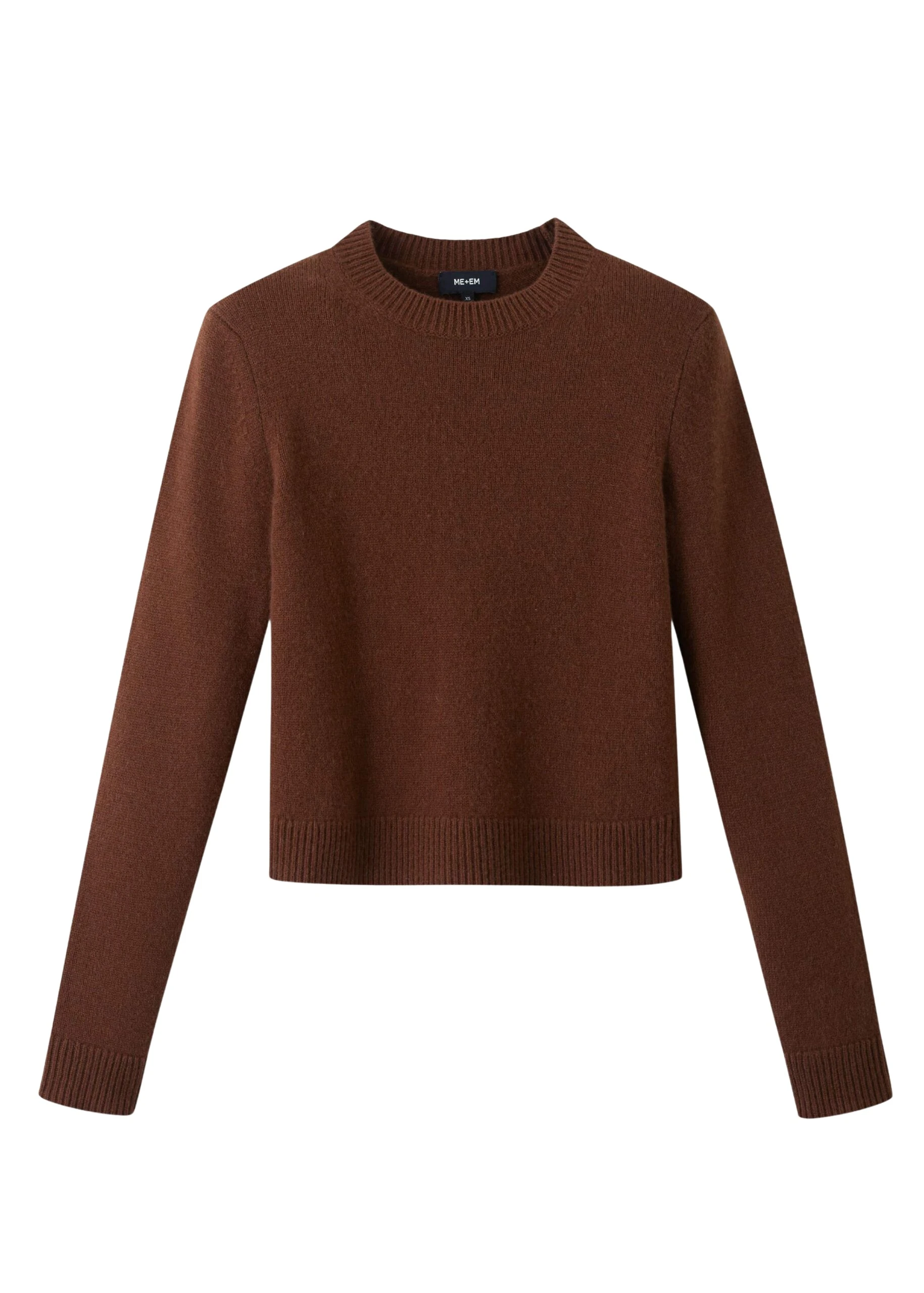 Me-and-Em-Essential-Crew-Sweater-Coveti-scaled70216_nobg Me and Em Essential Crew Sweater – luxury British Brown in Me and Em exclusively at Luxury Shoes