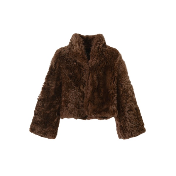 Me and Em Evening Crop Jacket – luxury British Brown in Me and Em exclusively at Luxury Shoes 