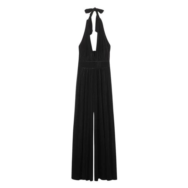 Me and Em Evening Jumpsuit – luxury British Black in Me and Em exclusively at Luxury Shoes 
