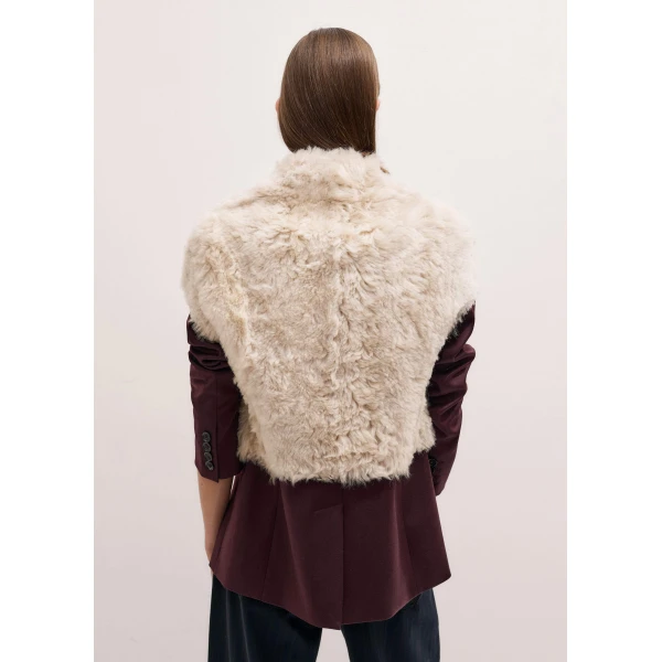 Me + Em Evening Layering Shrug – luxury British Neutrals in Me and Em exclusively at Luxury Shoes 