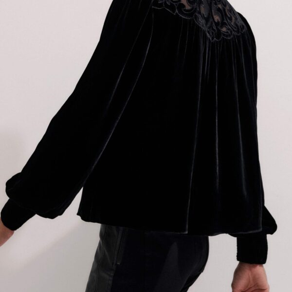 Me and Em Fluid Embroidered Top, view 4